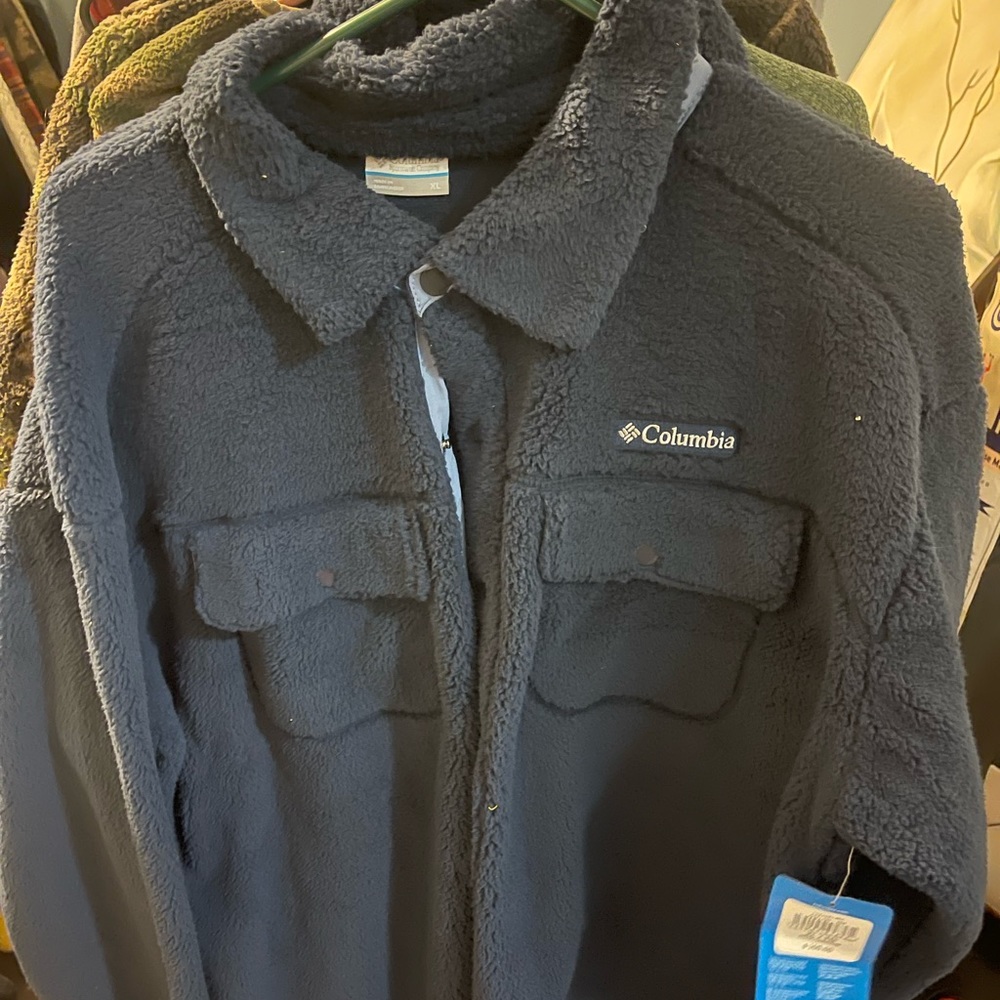 Mens Columbia Sherpa Shirt Jacket
